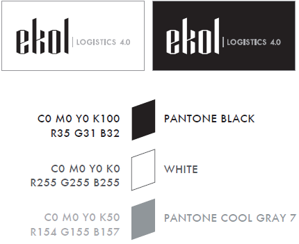 Ekol Logo Colors – Black&White Ekol Logo Colors - Black&White