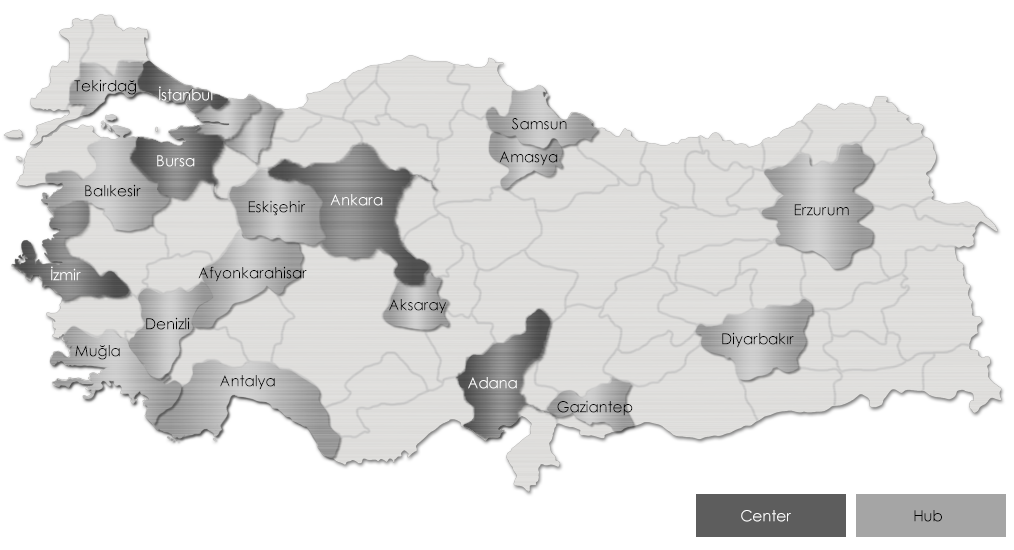 Ekol Turkey - Domestic Distribution Network Ekol Turkey - Domestic Distribution Network